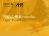 Apply now for the 2023 RIBA AHR Scholarship