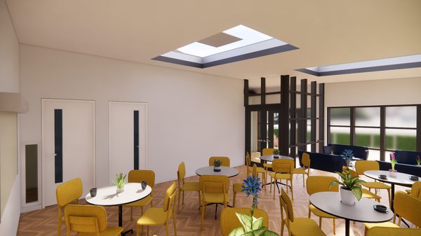 A visualisation of the improved facilities at Honley Library.