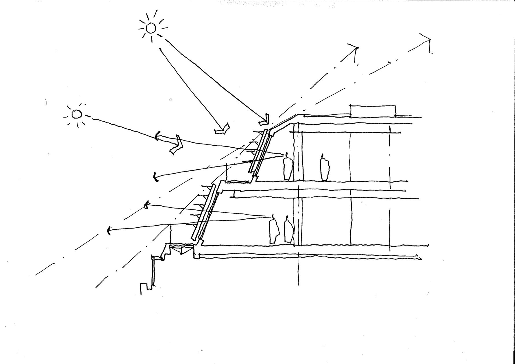 AHR Office 55ColmoreRow Architecture Birmingham roofsketch