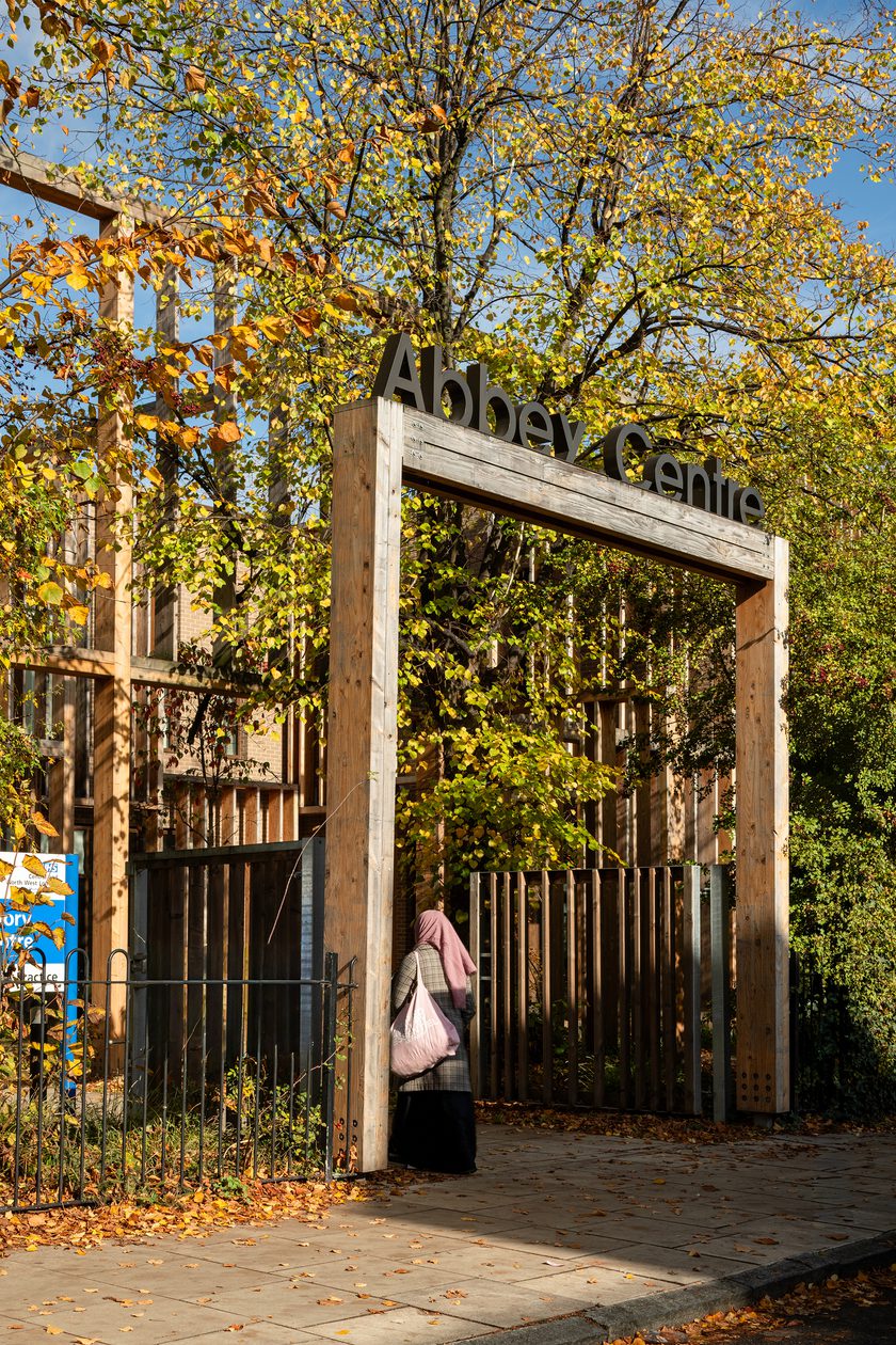 AHR Mixed Use Abbey Area Community Hub Architecture Camden Main Entrance 2