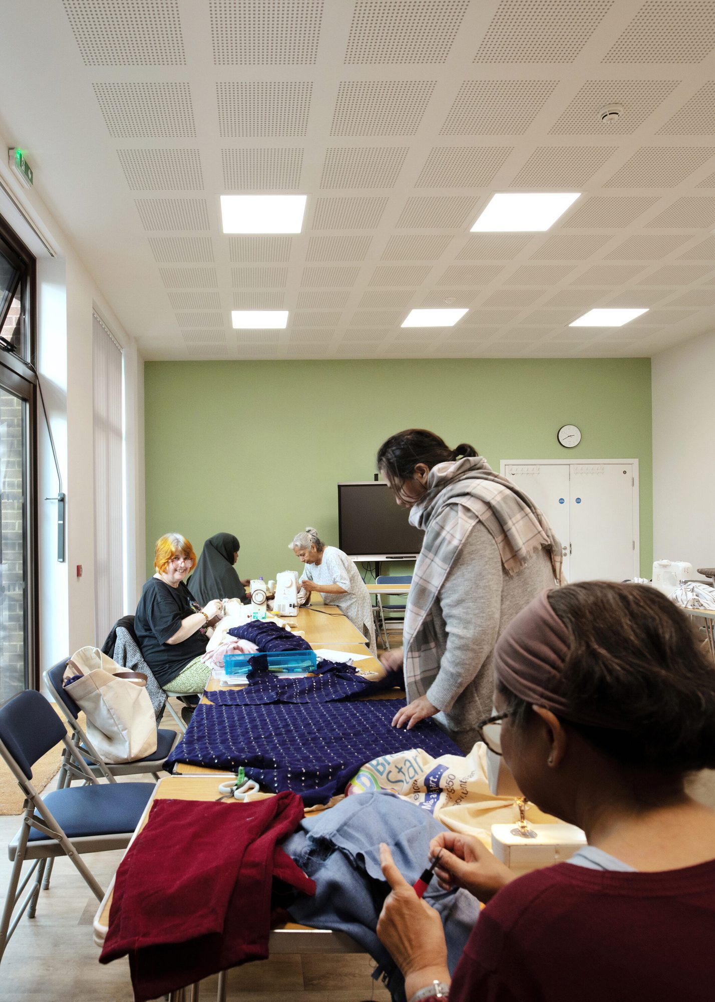 AHR Mixed Use Abbey Area Community Hub Architecture Camden Sewing room 1