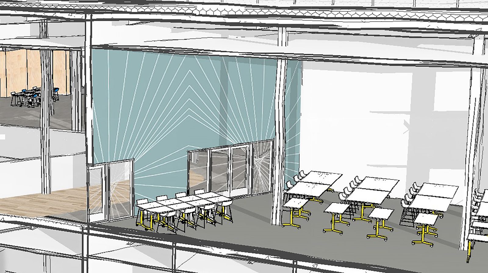 AHR University BarbaraHepworth Architecture Huddersfield Sketch5