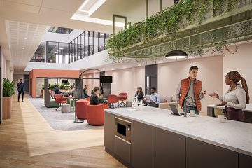 AHR Office Building Base Architecture West Edinburgh Atrium