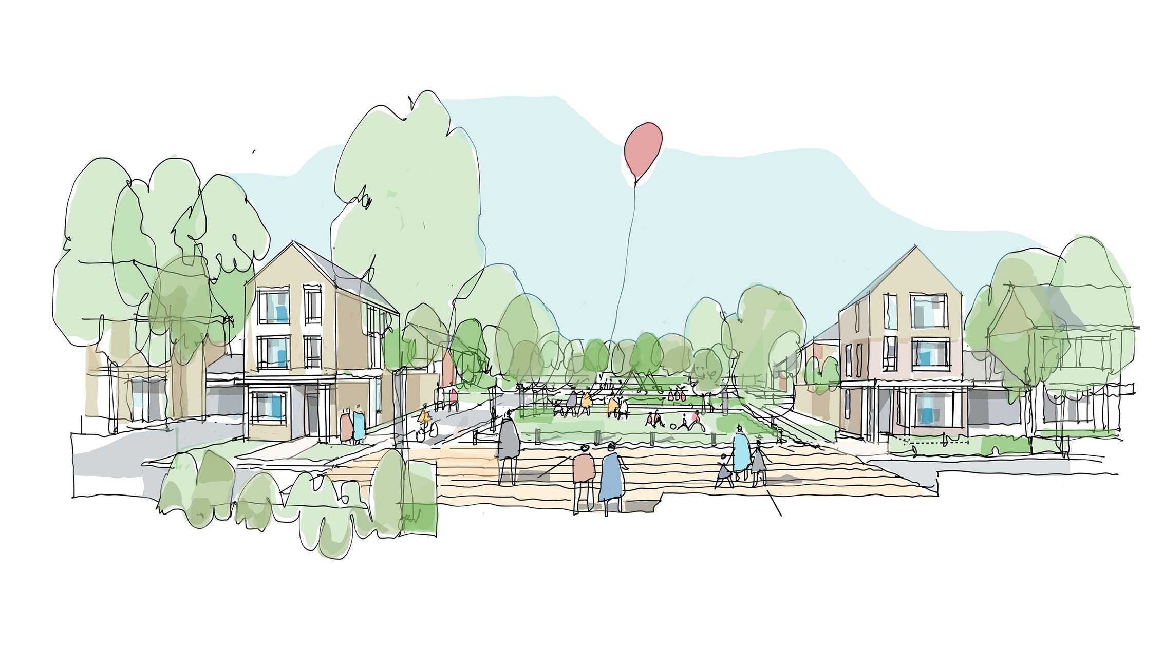 AHR Residential Beaufort Park Architecture Bracknell View 8