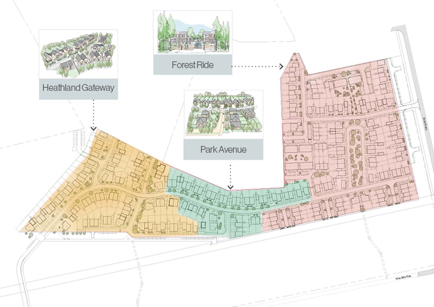 AHR Houses BeaufortPark Architecture Bracknell Masterplan