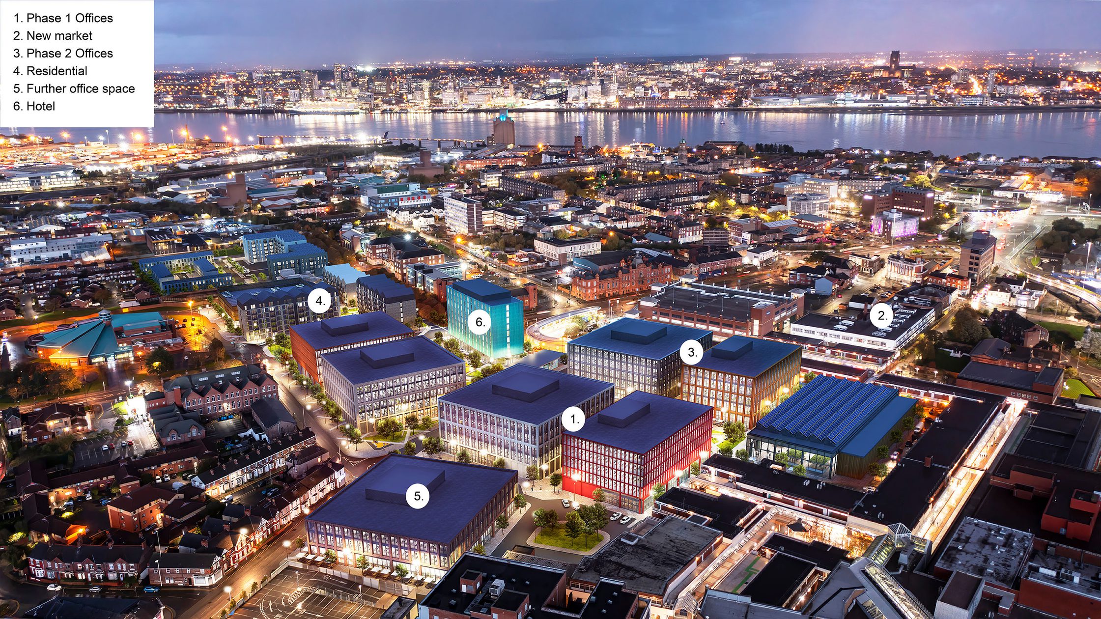 AHR Masterplan BirkenheadCommercialDistrict Masterplanning Birkenhead Duskwithkey