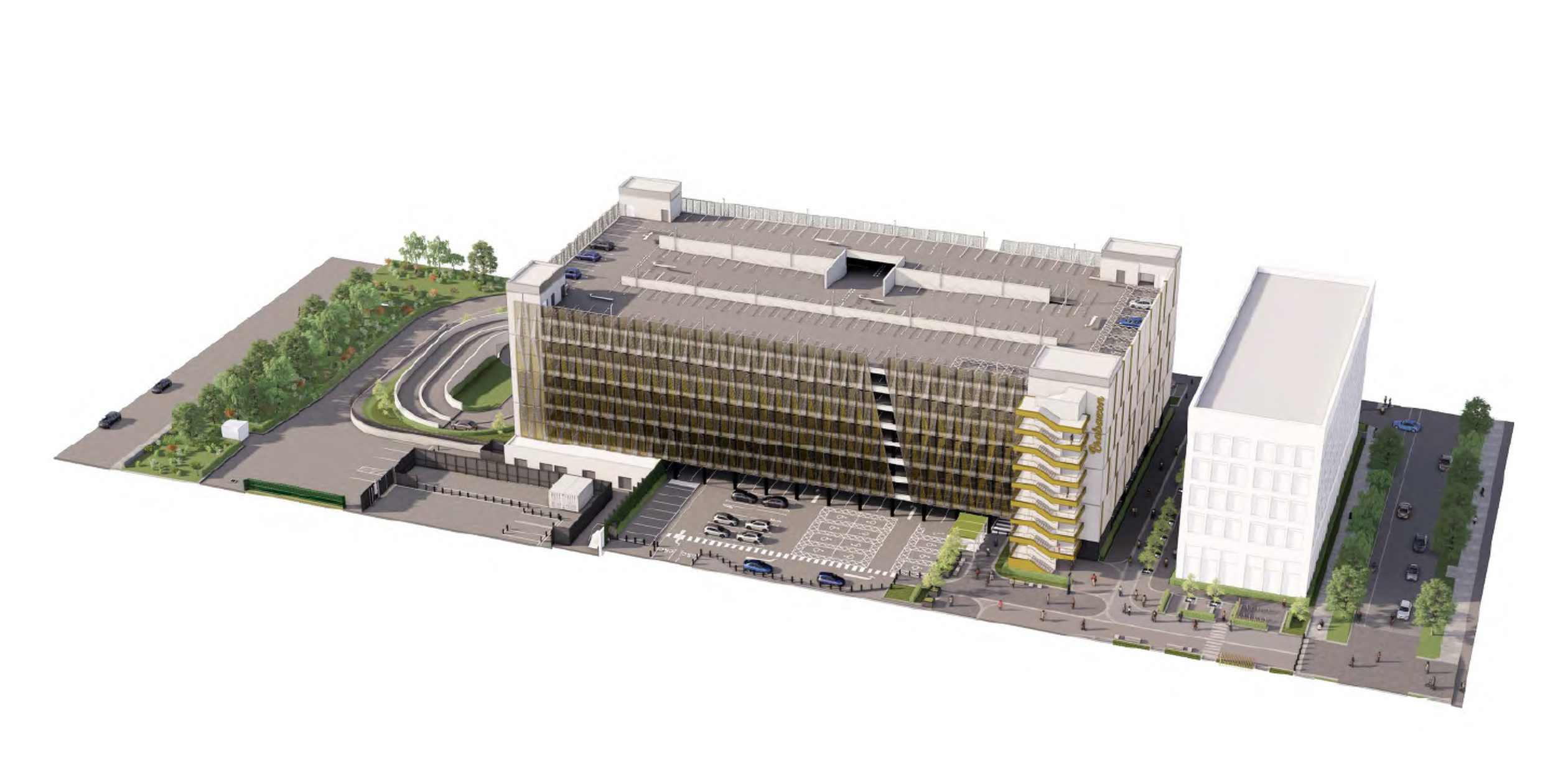 AHR Office Food Store Car Park Brabazon Architecture Bristol Car park