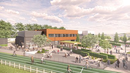 AHR Community Building Bristol Regional Cycling Hub Bristol Architecture 60