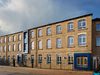 An exterior shot of the refurbished industrial mill building into student accommodation at Britannia Mills.