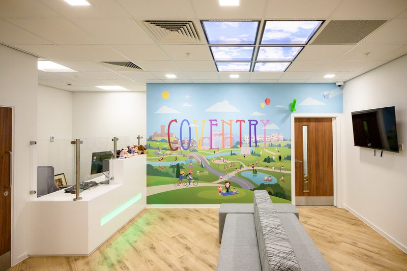 AHR Office Cafcass BuildingConsultancy Coventry Reception