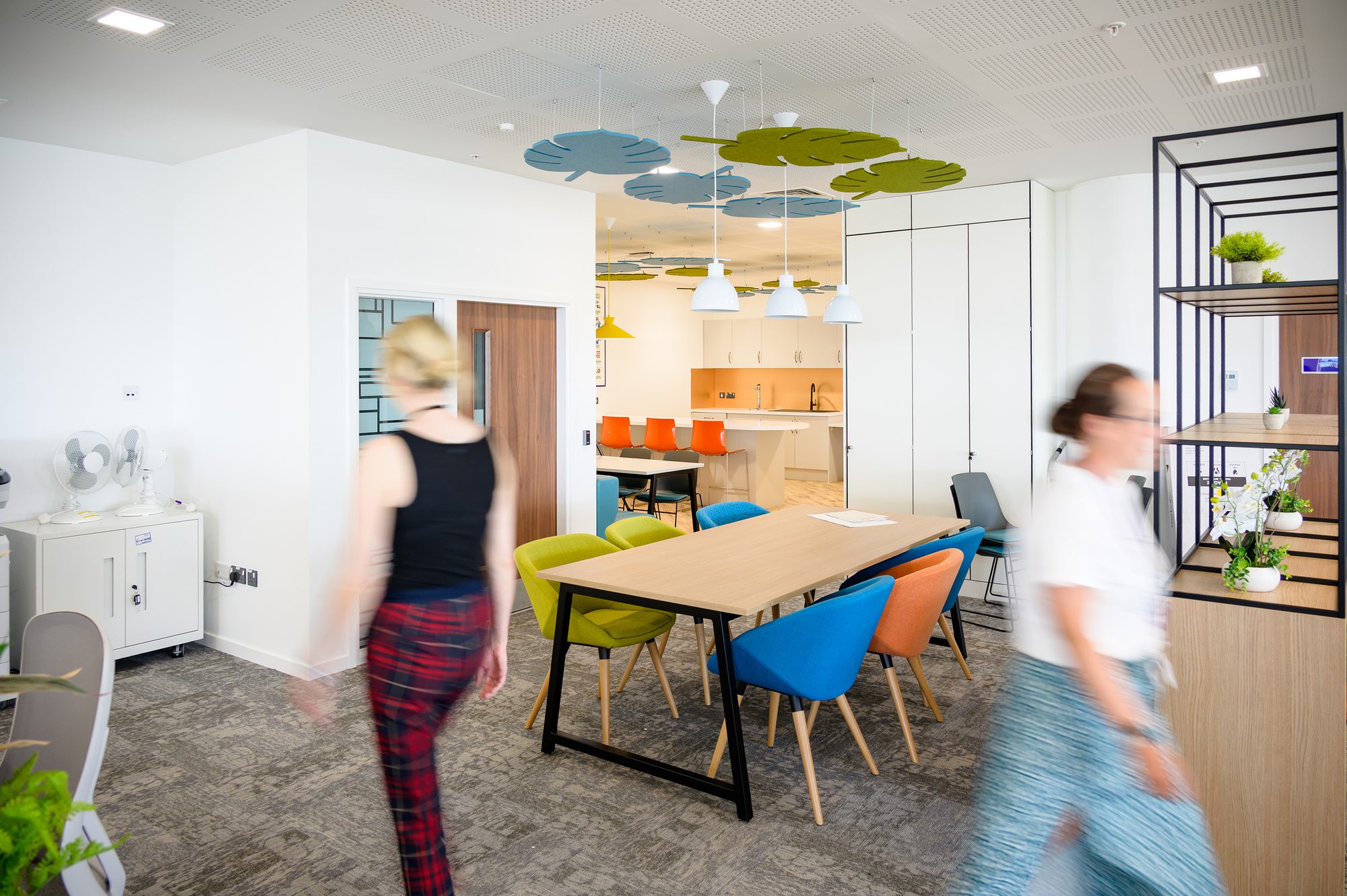 Plenty of seating for meetings and catering