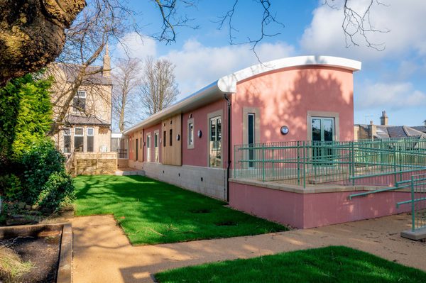 The exterior of West Garth children's residential home, part of Calderdale Council's property portfolio.