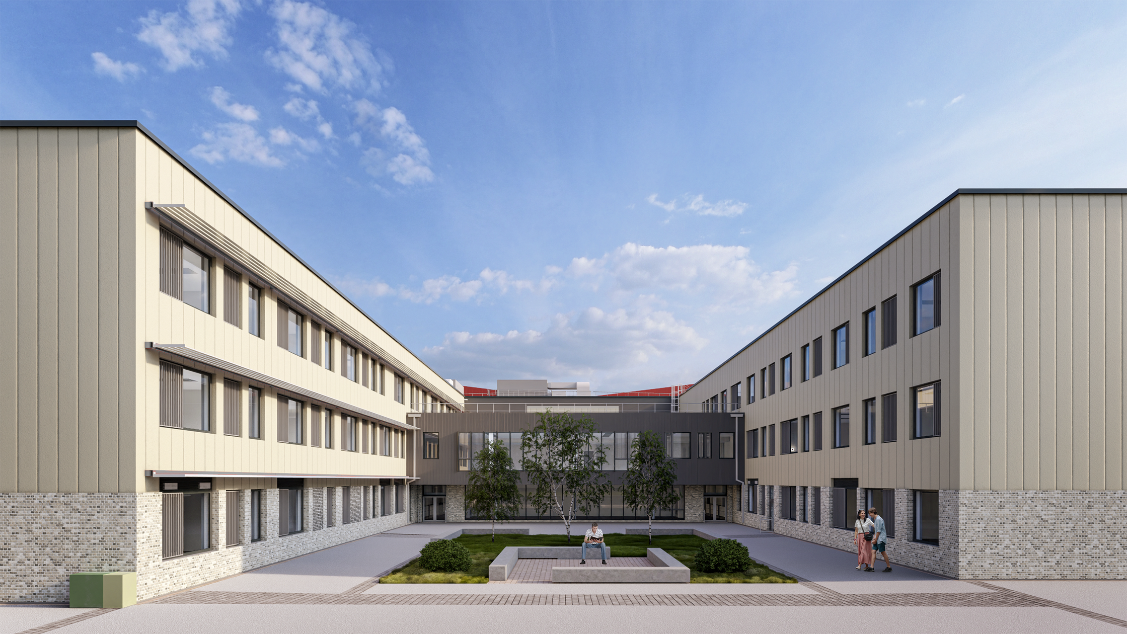 AHR School Caledonia High School Architecture Rosyth View61