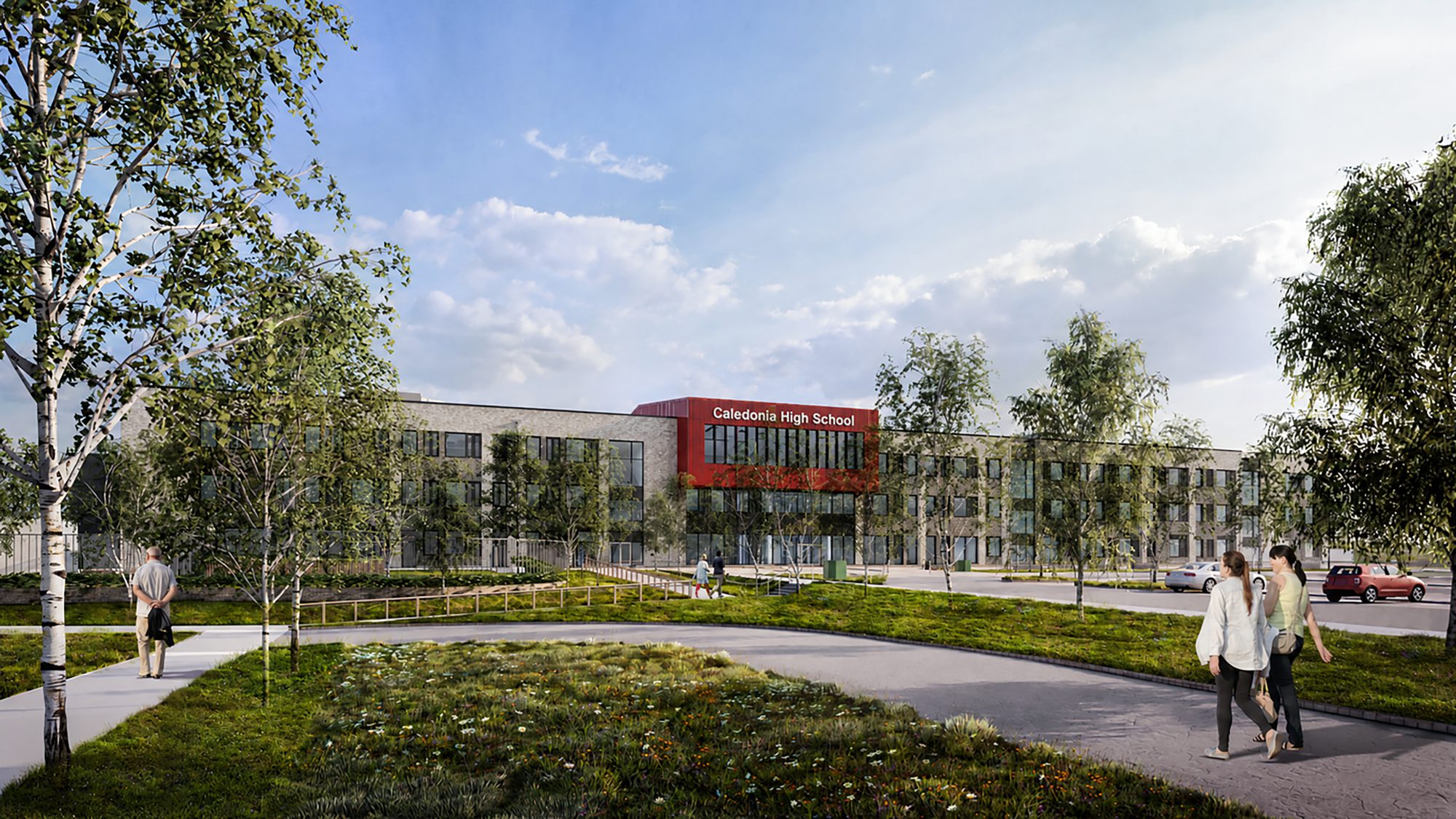 AHR School Caledonia High School Architecture Rosyth View11