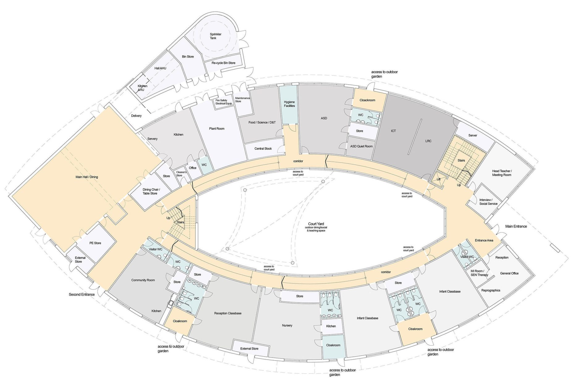 AHR-School-CliffeHillPrimary-Architecture-Drawing2-Halifax