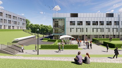AHR School CornwallCollege Architecture Cornwall Thequad2