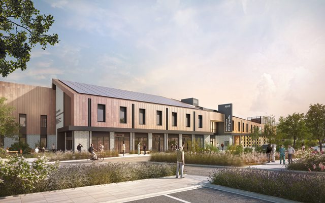 AHR healthcare crosshands architecture carmarthen revE_Landscape