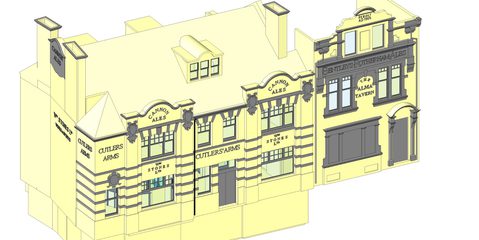 AHR Hospitality CutlersArmsAlmaInn BuildingConsultancy Rotherham scantobim1
