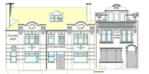 AHR Hospitality CutlersArmsAlmaInn BuildingConsultancy Rotherham scantobim2
