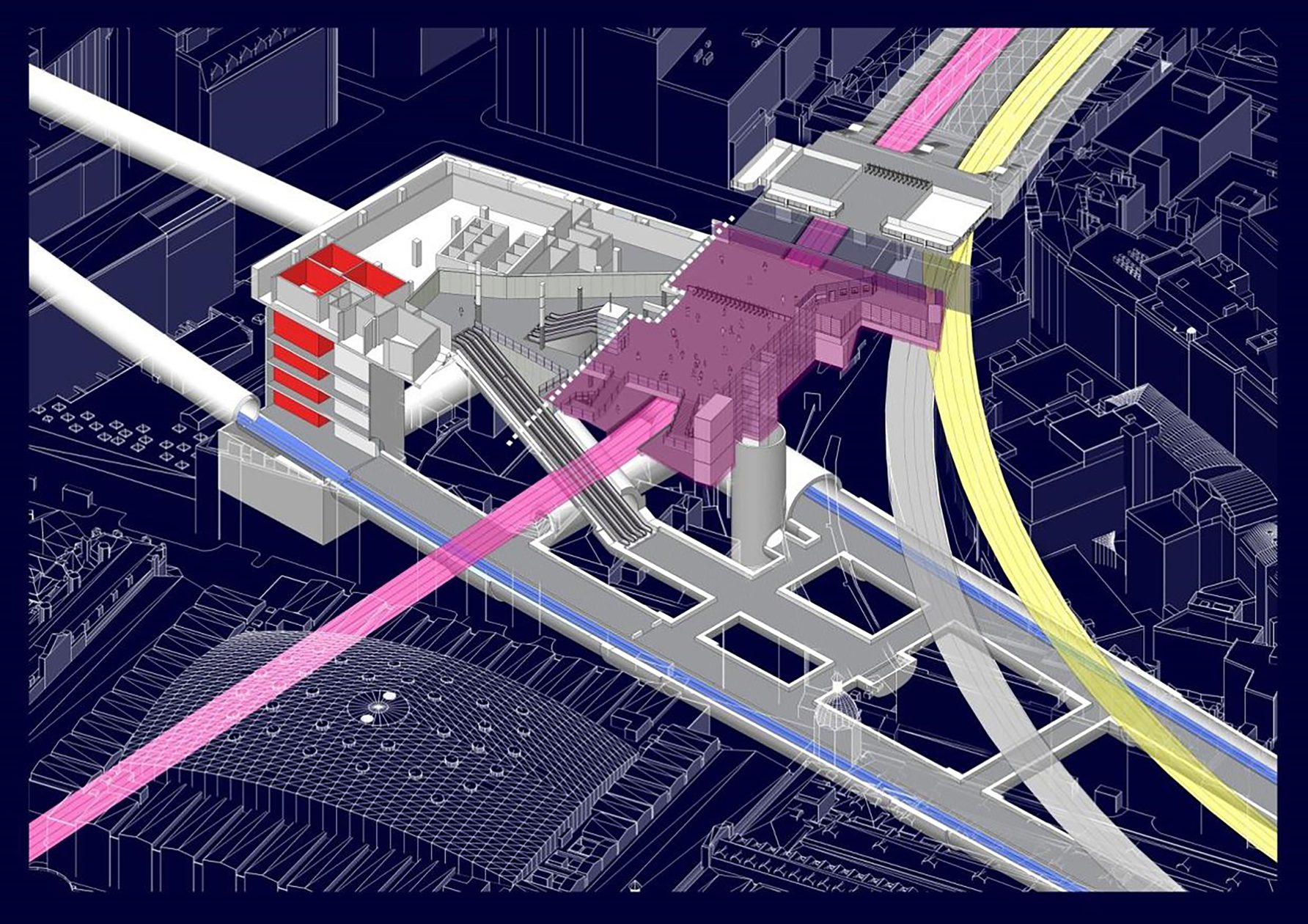 AHR Trainstation FarringdonStation Architecture London BIM2