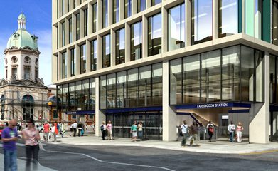 AHR Trainstation FarringdonStation Architecture London CG1