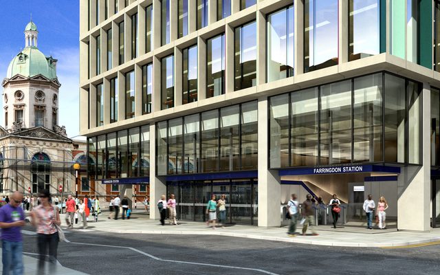 AHR Trainstation FarringdonStation Architecture London CG1
