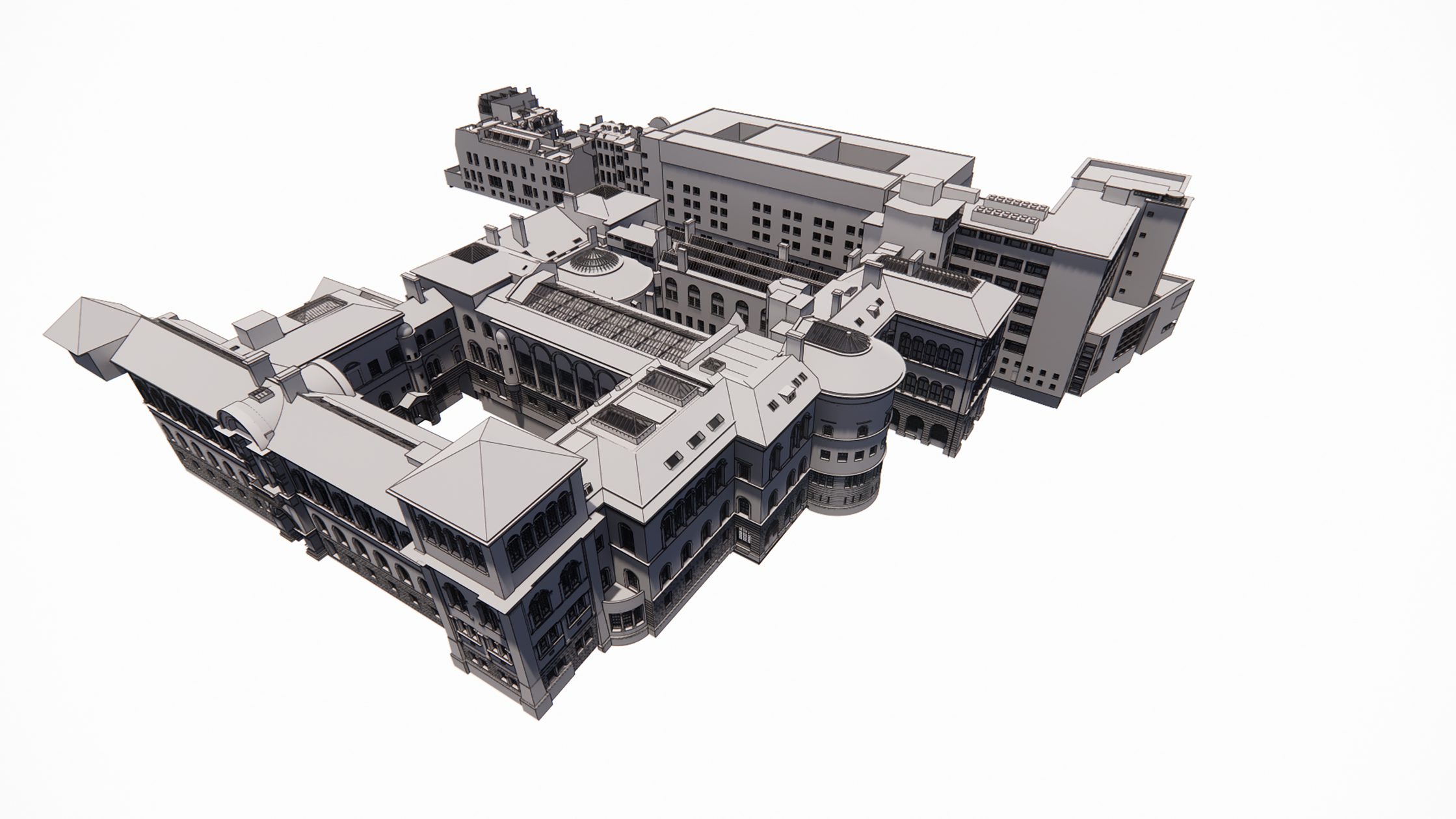 AHR university UniversityofEdinburgh BuildingConsultancy GeomaticConsultancy 3DModel