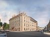 Visualisation of the George Hotel in the centre of Huddersfield town centre.
