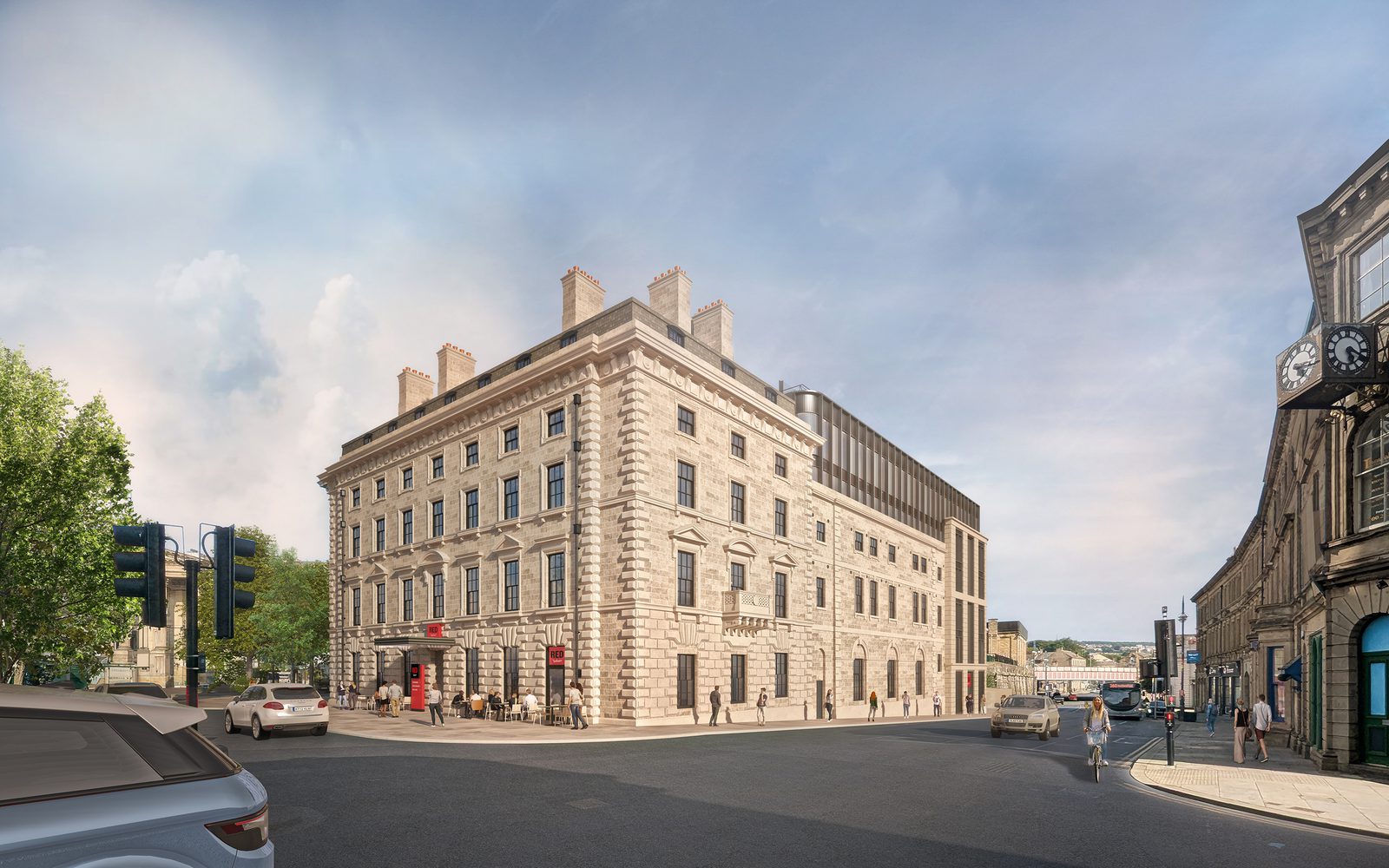 AHR Hotel gerogehotelphase3 ArchitectureBuildingConsultancy Huddersfield external