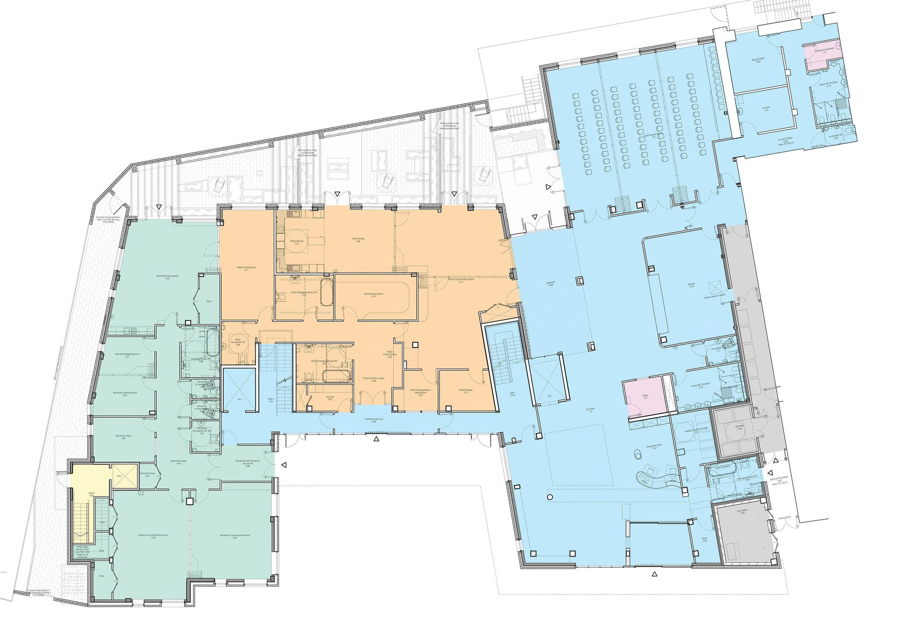 AHR Community Healthcare Hub Greenwood Centre Architecture London Drawing9