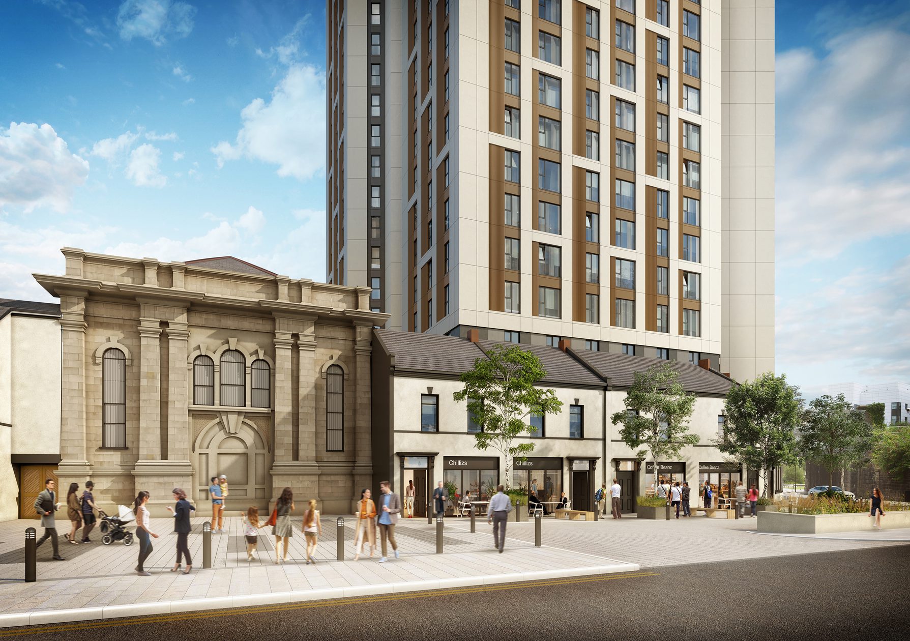 AHR highrisetower Guildford Crescent Architecture Cardiff 02