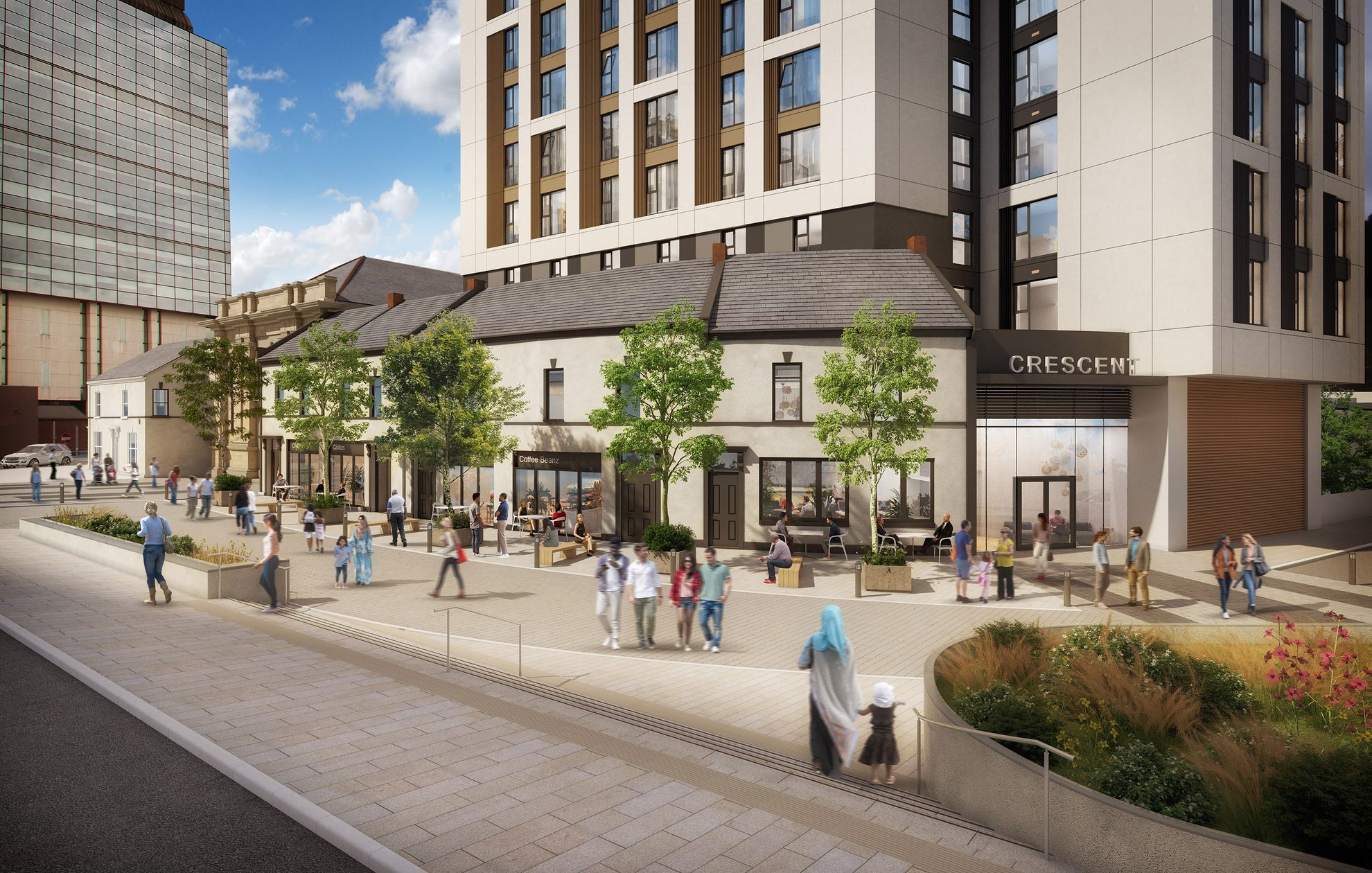 Guildford Public Realm CGI 01