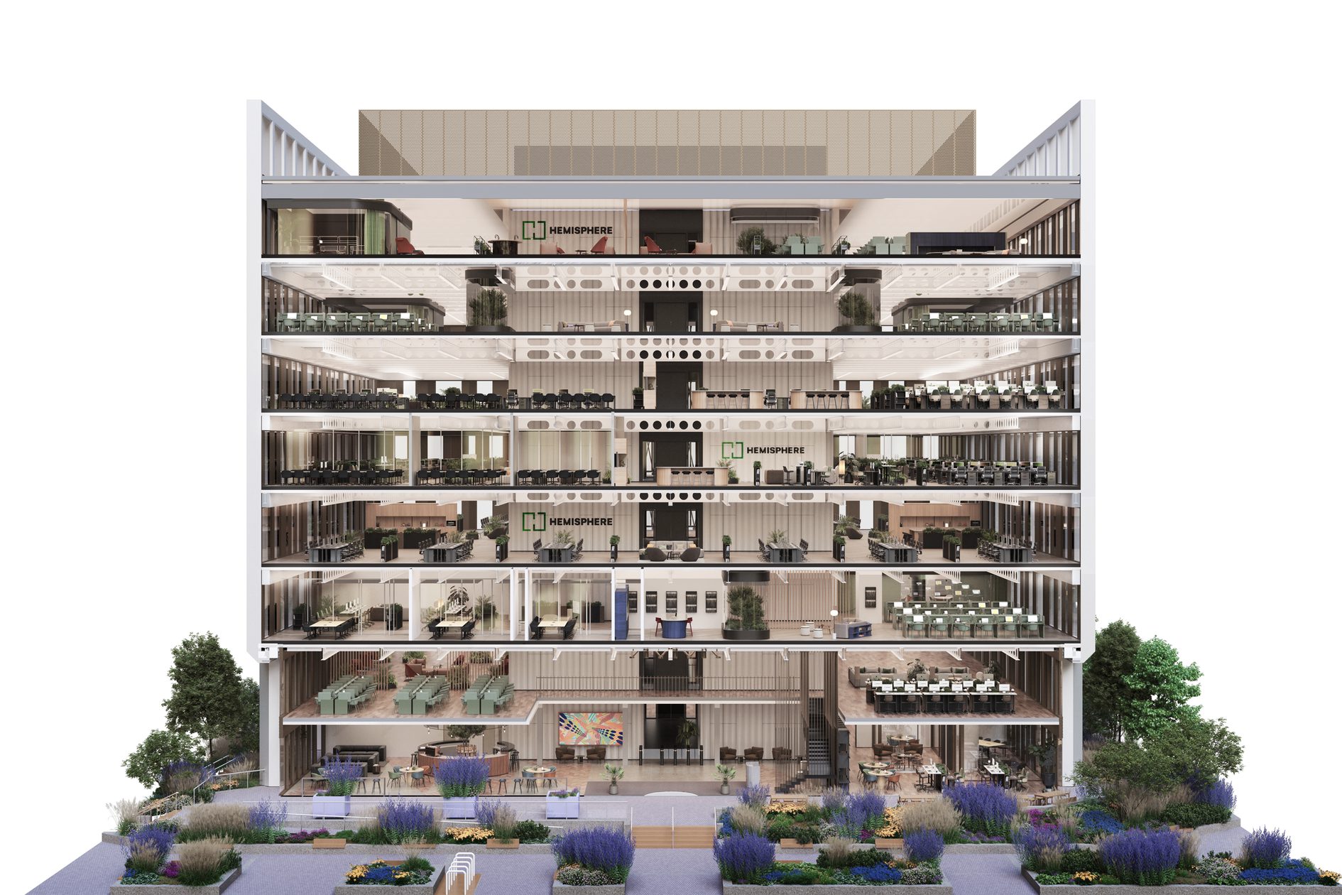 AHR Office HEMISPHERE One Architecture Liverpool Building Stacker