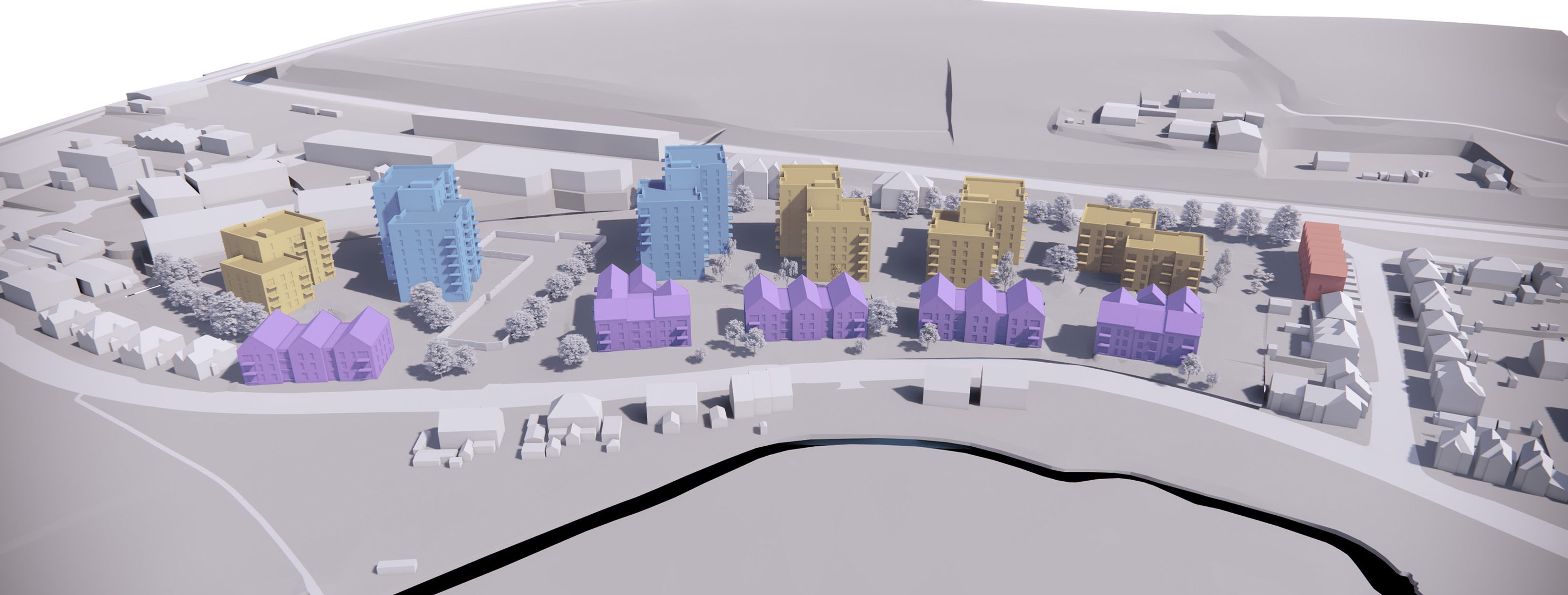 AHR Housing HemelHempstead Architecture London masterplan