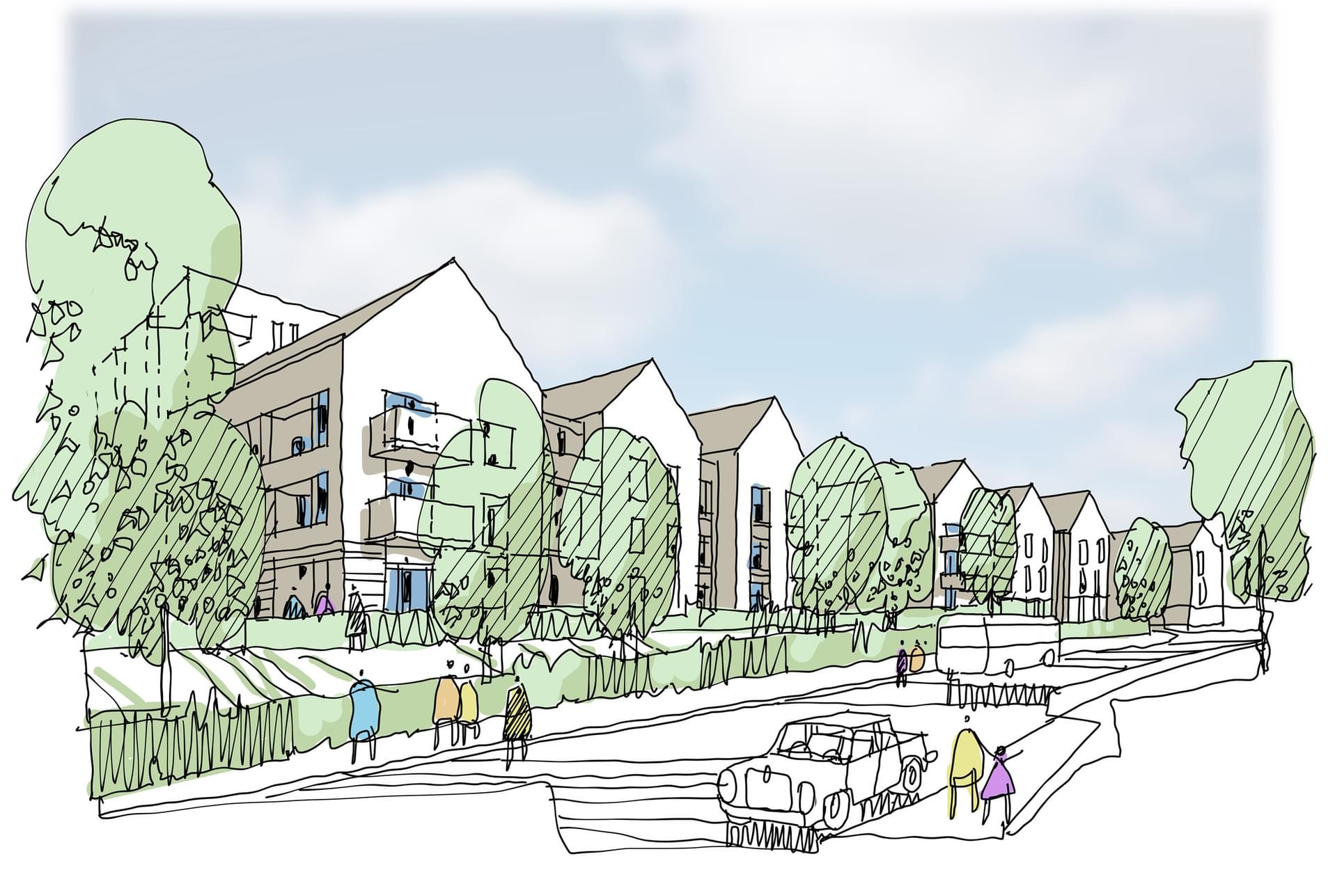 AHR-Townhouses-HemelHempstead-Sketch1-London
