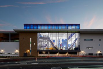 AHR Leisure Centre Huddersfield Leisure Centre Architecture Huddersfield Exterior