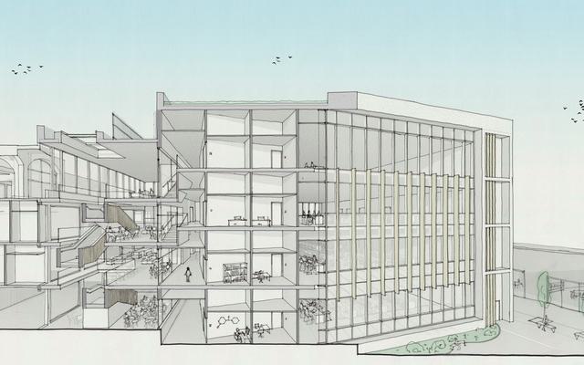 AHR-University-JosephPriestley-BuildingConsultancy-Sketch1-Huddersfield