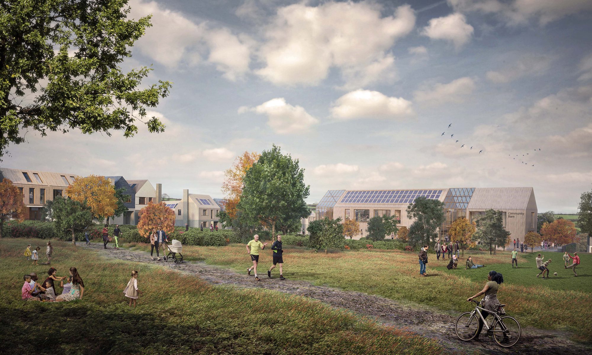 AHR Masterplan LangarthGardenVillage Architecture Cornwall WillowGreenPark