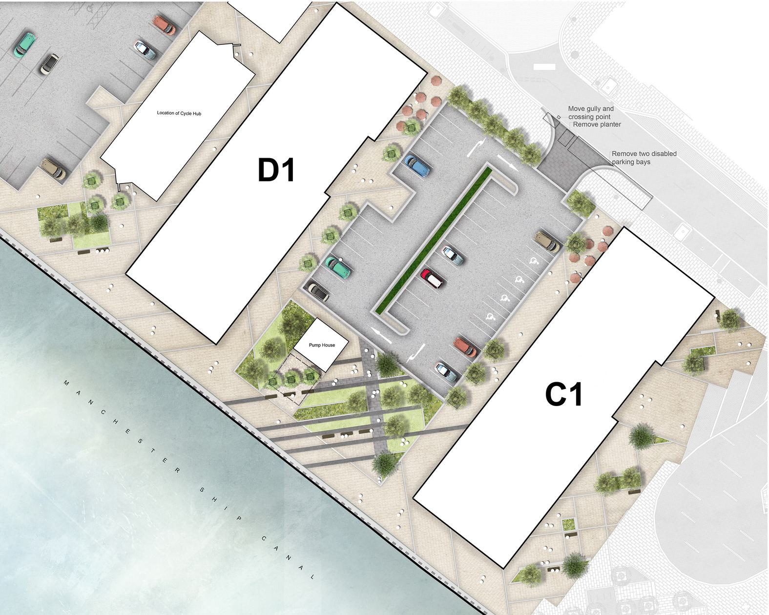 AHR-Housing-LightboxandtheGreenRooms-Architecture-Sketch1-Manchester