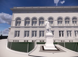AHR gallery nationalportraitgallery buildingconsultancy london Meshing