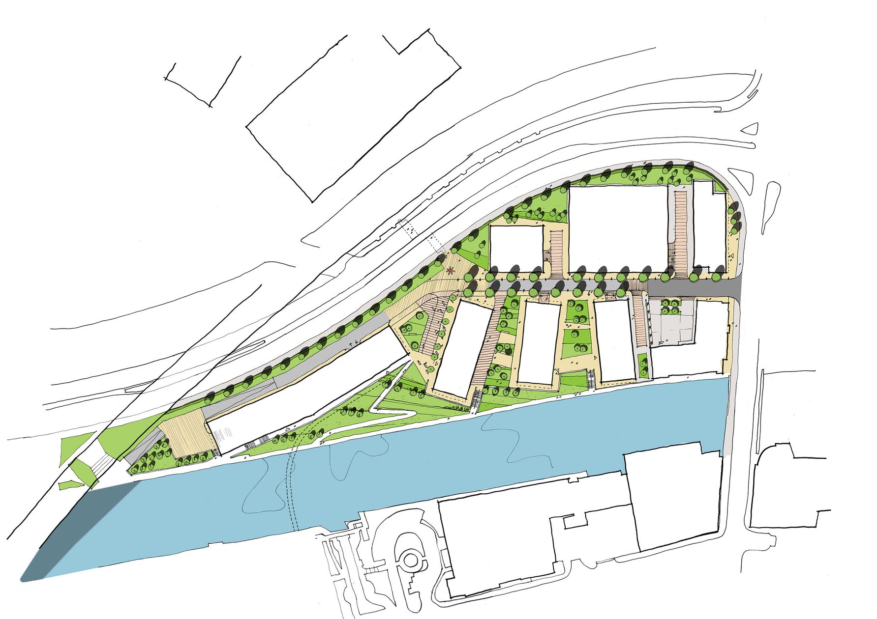AHR-Residential-NewBaileyMasterplan-Drawing5-Manchester