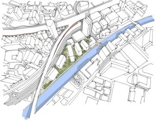 AHR-Residential-NewBaileyMasterplan-Sketch5-Manchester