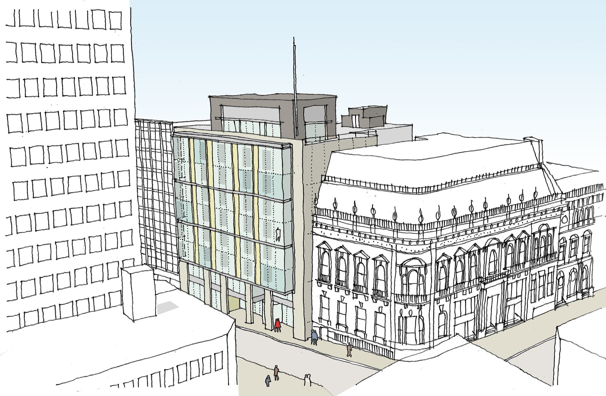 AHR-Office-OneNewhallStreet-Architecture-Sketch3-Birmingham