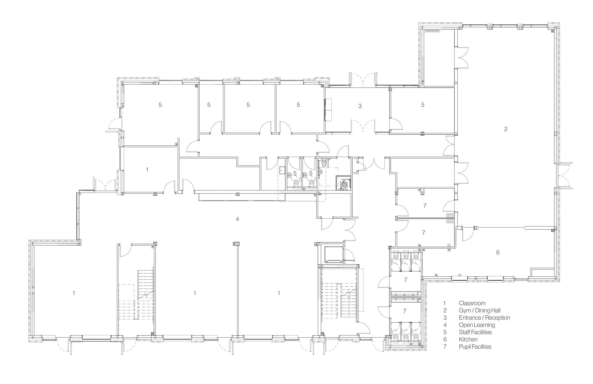 AHR School Sacred Heart Primary School Architecture Girvan Drawing1