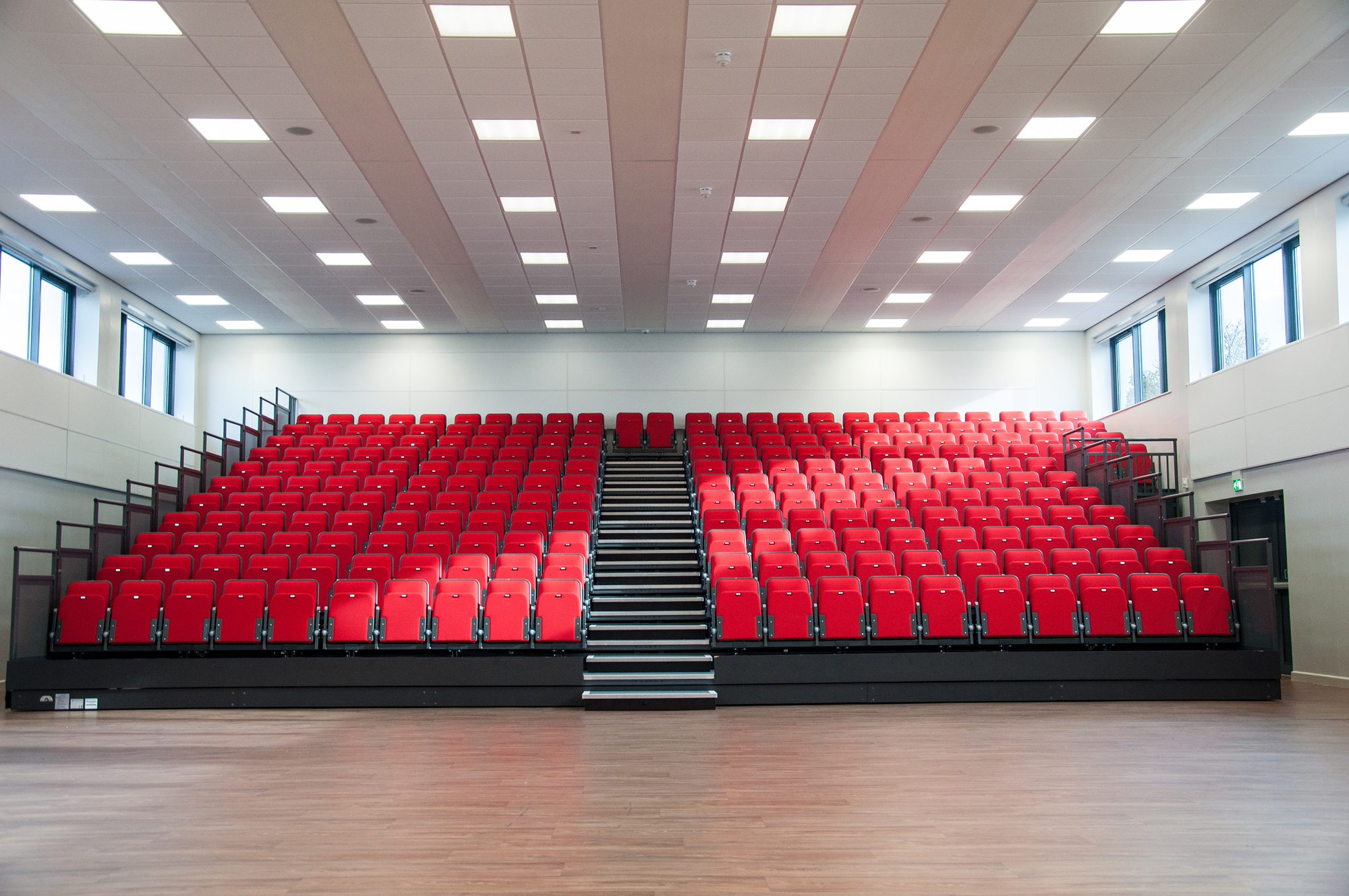 A new assembly hall provides enough space for each year group
