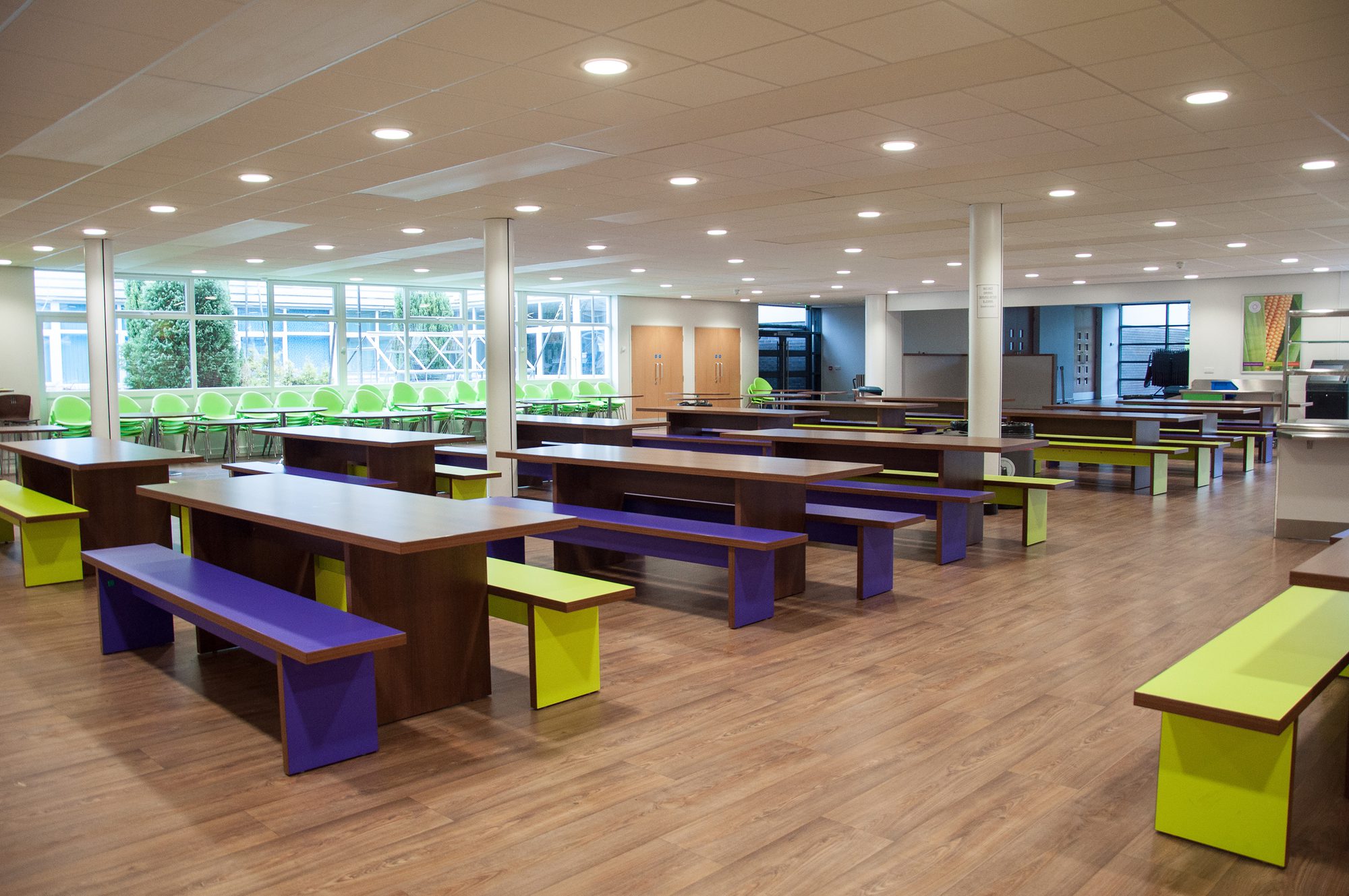 Remodelling work provides a large dining area