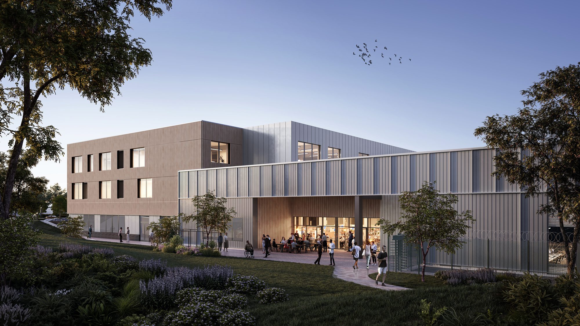 AHR Innovation Centre SiemensManufacturingDigitalEngineeringRDFacility Architecture Chippenham C02