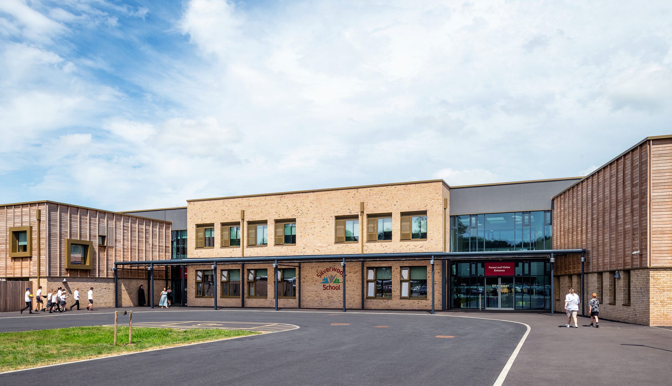 Silverwood school front elevation 9