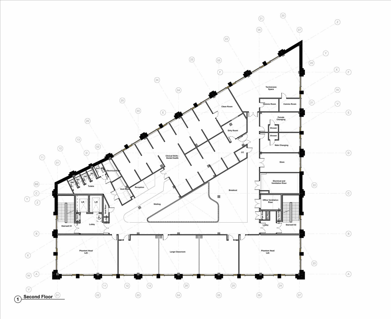 SG2 AHR B2 02 DR A 08200 Planning Second Floor Plan