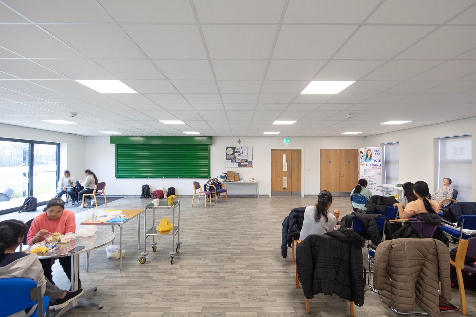 A bright space for activities and social events